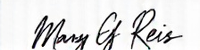 Mary G Reis handwritten signature